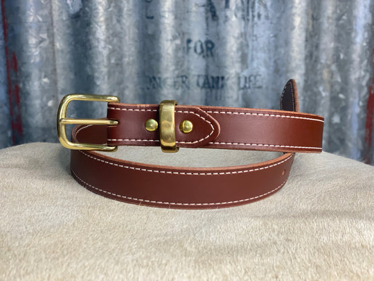 Brown Belt 1 1/2’’ Stitched