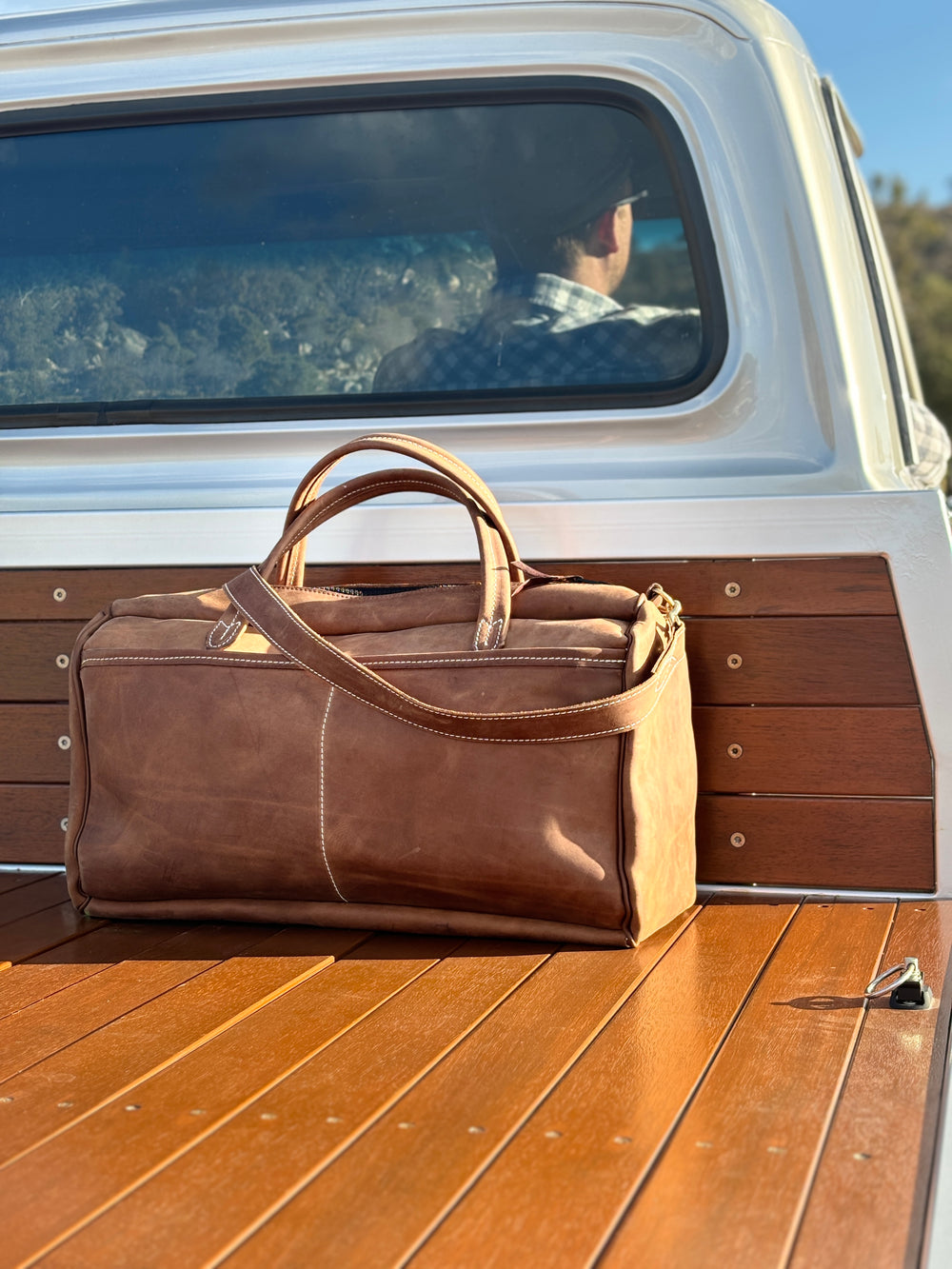 Leather Duffel Bag